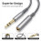6,35 mm lydkabel 1/4" han til 6,35 mm hun stereo 300 cm 6