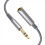 6,35 mm lydkabel 1/4" han til 6,35 mm hun stereo 200 cm 2