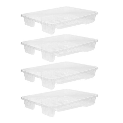 12 Pcs Plastic Paint Tray For Diy And Home Projects 1