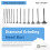 Stone Carving Set Diamond Burr Bits Compatible with for 4