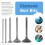 Stone Carving Set Diamond Burr Bits Compatible with for 7