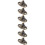 6 Pcs Window Hasp Hook Pedestal For Home Use 10