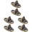 6 Pcs Window Hasp Hook Pedestal For Home Use 4