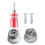 5 Sets Double-Row Roller Skating Toe Stops Brake Jam Plugs With Tools 3