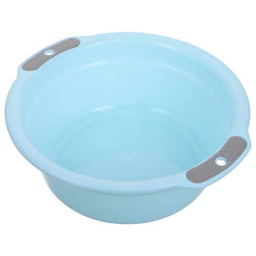 3Pcs Thickened Plastic Basin With Handle For Washing