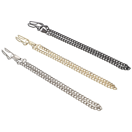 12 Pcs Pocket Watch Chain Iron Pants Decorative Chain Multi-Use