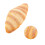 9Pcs Simulation Faux Bread PU Orange Lightweight for Restaurant Decor 11