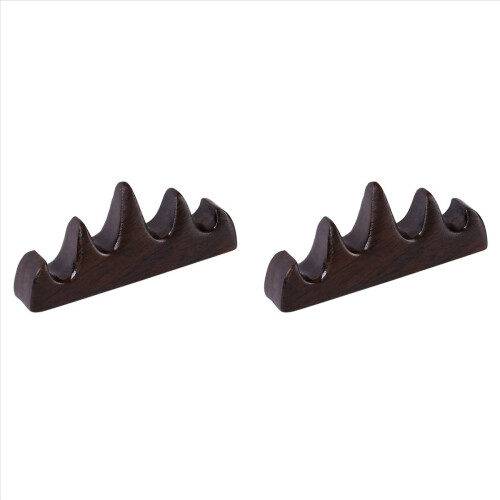 Calligraphy Brush Holder Wood Five-Finger Mountain Shape for Practice