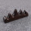 Calligraphy Brush Holder Wood Five-Finger Mountain Shape for Practice 5
