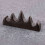 Calligraphy Brush Holder Wood Five-Finger Mountain Shape for Practice 6