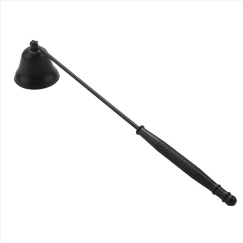 Candle Wick Flame Trimmer Bell Shaped Candle Extinguisher black 2