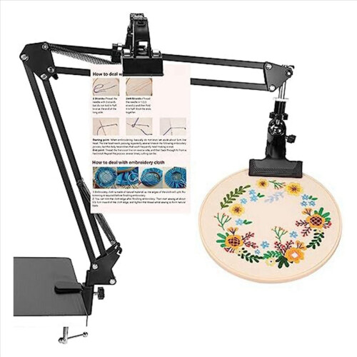 Broderiringholder, justerbar broderiringholder 1