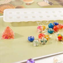 Silicone Mold Set Pendant Mold For Diy Necklace Bracelet-20 Cavities