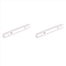 40 peças de argolas para cortinas com clipes, clipes para cortinas com anéis