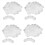60 Pcs 2 Inch Round Capiz Shells with 2 Holes Round Natural Shell 1