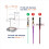 Lightsaber Wall Mount Stand Acrylic Lightsabers Display Holder 3