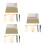 3Sets Mini Zen Garten Rechen Kunststoff DIY Gartenzubehör 6