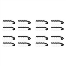 Porta credencial de brazo, brazalete, portatarjetas de identificación con hebilla de ajuste, 10 unidades