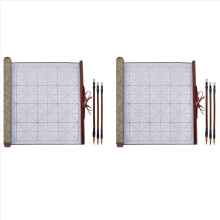Set de caligrafie chineză fără cerneală, pânză magică reutilizabilă pentru scriere cu apă, 2 buc