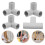 12 Pcs Game Fence Connectors Pipe Fitting Corner Adapter 11