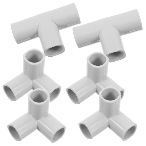 12 Pcs Game Fence Connectors Pipe Fitting Corner Adapter 1