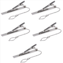 Herre slipsenåle i rustfrit stål, 6 cm, standard, med nåle