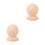 2Pcs Wood Finials: Solid Wood Staircase Topper With Carved Details 5