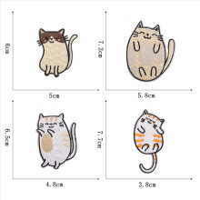 Embroidered Iron on Patches,15PCS Vivid Cute for Jeans Jackets Sewing