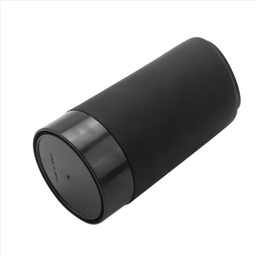 Mini Trash Can with Lid for Car Cup Holder Washable(Black) 1