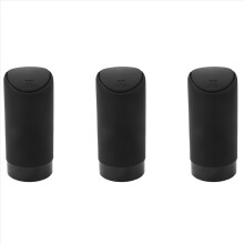 Mini Trash Can with Lid for Car Cup Holder Washable(Black)