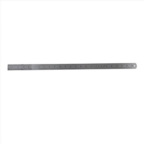 60 cm rustfri metalmålelineal 2