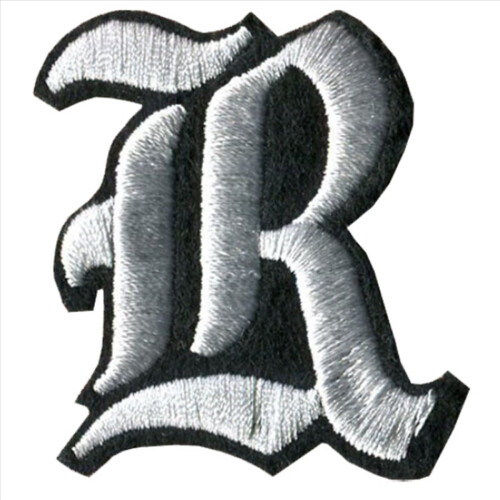 English Alphabet Letters Mixed Embroidered on Patch for Clothes 1