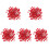 500 Pcs Push Round Ball Head Map Tacks With Stainless Point Red 2