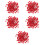 500 Pcs Push Round Ball Head Map Tacks With Stainless Point Red 7