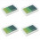 Inkpad Craft Multi Gradient Green 4 x Χρώματα Σφραγίδα Μελανιού με βάση το λάδι 1