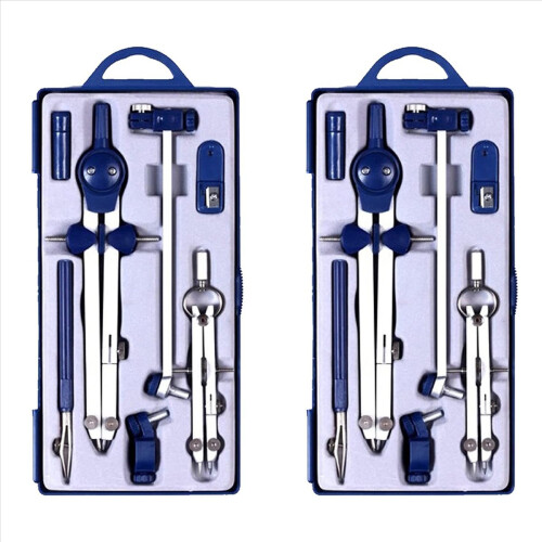 9Pc Drafting Compass for Geometry Set Tool Geometry Drafting, Math