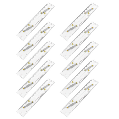 Marine parallel lineal, klar skala, 450 mm, parallelle søkort