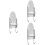3 Pcs Portable Ironing Board Wall Mounted Storage Shelf 11