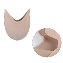 One Pair Foot Care Toe Protector Insoles For Ballet Shoes Skin Color
