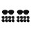 20 Pcs Rubber Drain Plug For Air Conditioner Hole Filler 11