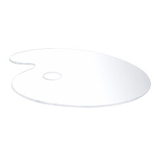 3 Pcs Acrylic Pigment Tray DIY Painting Board Color Mixing Transparent