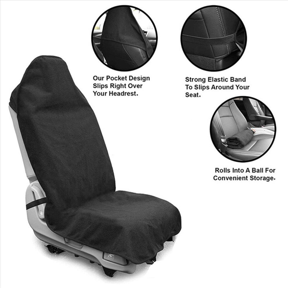 Machine Washable Towel Seat Cover, Anti-Slip, Waterproof Sweat Proof 4851431230759