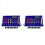 9 stk. farverige stemmegafler i aluminiumslegering, sorte 1