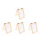 4Pcs Wooden Paper Making Frame Mold Screen Mesh Tool 7