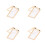 4Pcs Wooden Paper Making Frame Mold Screen Mesh Tool 3
