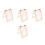 4Pcs Wooden Paper Making Frame Mold Screen Mesh Tool 2