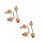4 Pairs Shaker Rhythm Ball Kashaka Hand Percussion Instrument 5