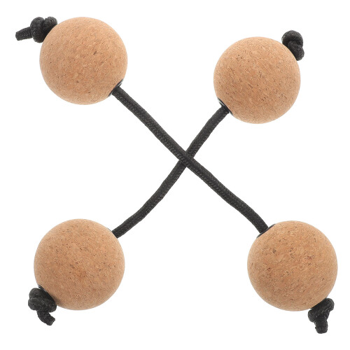 4 Pairs Shaker Rhythm Ball Kashaka Hand Percussion Instrument 1