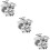 60 Sets Blank Pins Diy Button Badge Craft Decoration 9