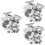 60 Sets Blank Pins Diy Button Badge Craft Decoration 6